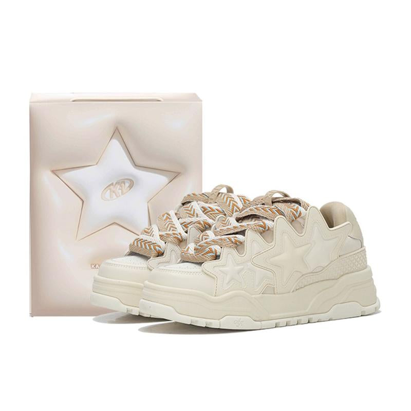 Star Bread Shoes, Chunky Platform Shoes, Casual Athletic Sneakers, Everyday Streetwear, Fashion Sport Shoes, Breathable Unisex Shoes, Statement Footwear Runner Running Trainer Closed Training Boy Bedroom Runner Women