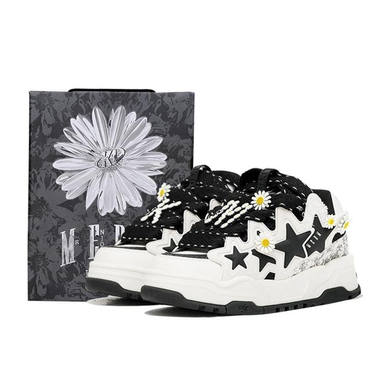 Star Bread Shoes, Chunky Platform Shoes, Casual Athletic Sneakers, Everyday Streetwear, Fashion Sport Shoes, Breathable Unisex Shoes, Statement Footwear Runner Running Trainer Closed Training Boy Bedroom Runner Women