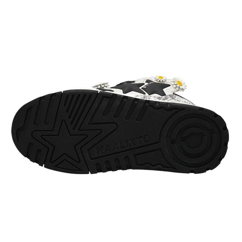 Star Bread Shoes, Chunky Platform Shoes, Casual Athletic Sneakers, Everyday Streetwear, Fashion Sport Shoes, Breathable Unisex Shoes, Statement Footwear Runner Running Trainer Closed Training Boy Bedroom Runner Women