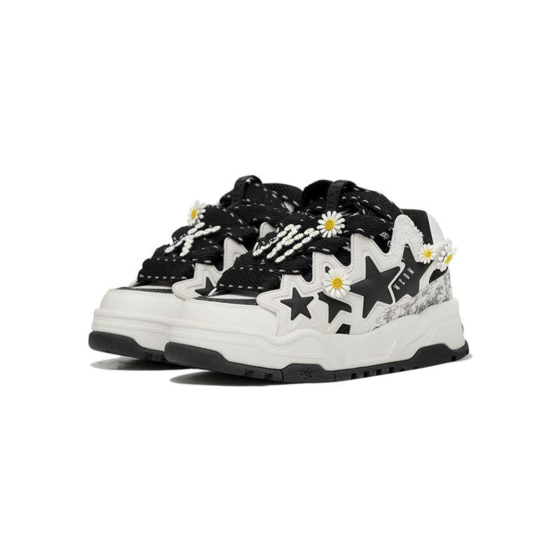 Star Bread Shoes, Chunky Platform Shoes, Casual Athletic Sneakers, Everyday Streetwear, Fashion Sport Shoes, Breathable Unisex Shoes, Statement Footwear Runner Running Trainer Closed Training Boy Bedroom Runner Women