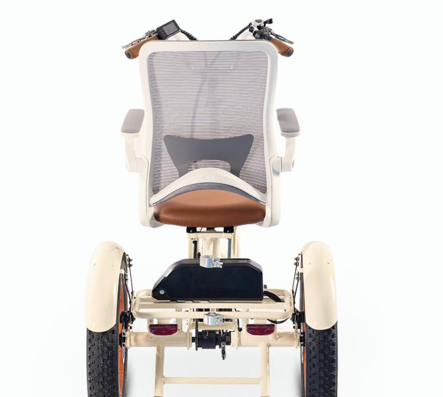 Simple Glide Fat Tire 750W Recumbent E Trike 2026 W/ Footrest & Hitch Connector