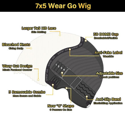 [NEW IN] OQ HAIR Kinky Curly Wear and Go Glueless Human Hair Wigs Pre Bleached Pre-Cut 7X5 HD Lace Front Wig Pre-Plucked Natural Hairline #Tiktokshopbacktoschool