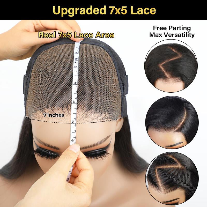 [NEW IN] OQ HAIR Kinky Curly Wear and Go Glueless Human Hair Wigs Pre Bleached Pre-Cut 7X5 HD Lace Front Wig Pre-Plucked Natural Hairline #Tiktokshopbacktoschool