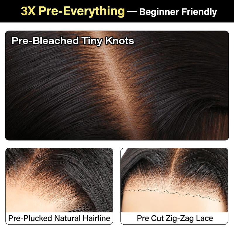[NEW IN] OQ HAIR Kinky Curly Wear and Go Glueless Human Hair Wigs Pre Bleached Pre-Cut 7X5 HD Lace Front Wig Pre-Plucked Natural Hairline #Tiktokshopbacktoschool