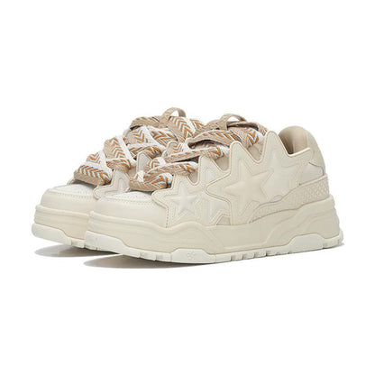 Star Bread Shoes, Chunky Platform Shoes, Casual Athletic Sneakers, Everyday Streetwear, Fashion Sport Shoes, Breathable Unisex Shoes, Statement Footwear Runner Running Trainer Closed Training Boy Bedroom Runner Women