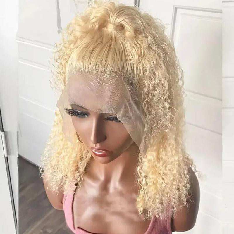 613 Blonde Deep Wave Bob 100% Human Hair